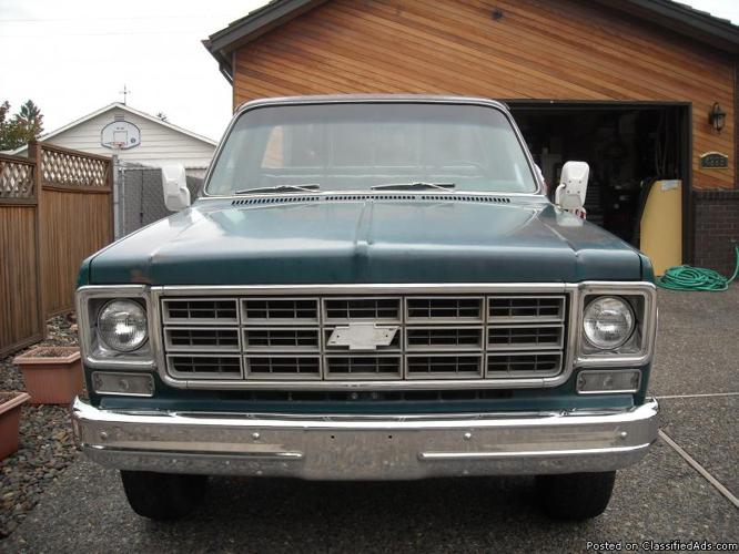 1978 chevy camper special 4x4 - Price: 2500
