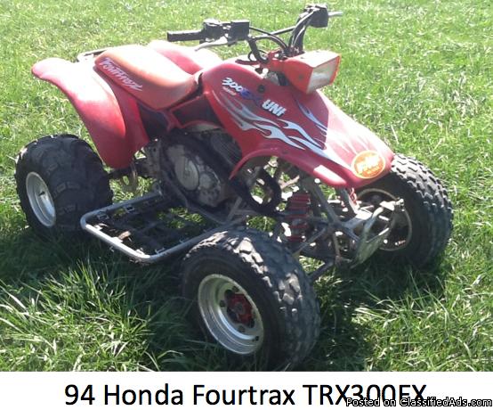 1994 Honda Fourtrax TRX300EX - Price: $1,249