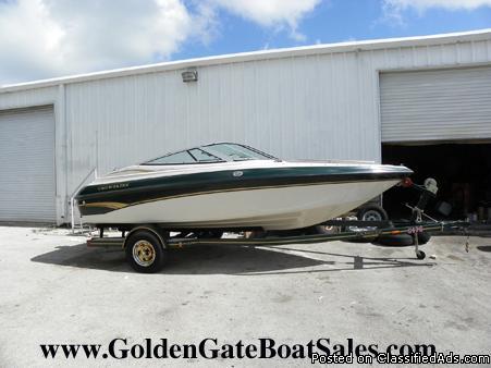 1999, 18' CROWNLINE 182 BOW RIDER with Trailer Included - Price: 9995.00
