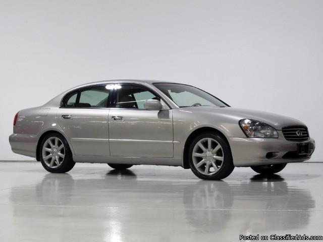 2002 Infiniti Q45 Base with 6 Disc CD and Power Sunshade, Mileage: 83,310