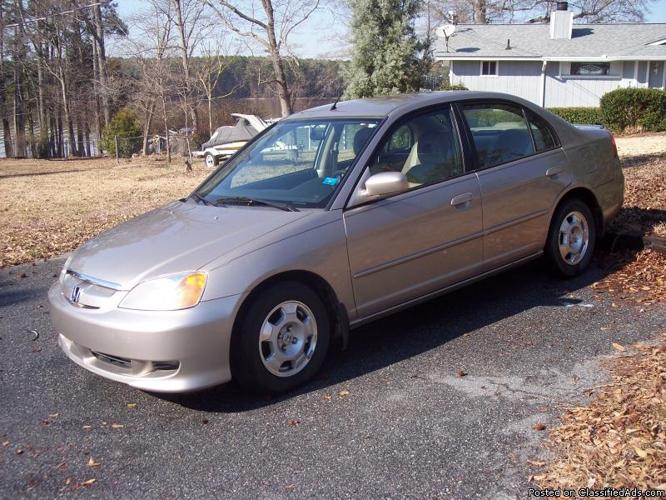 2003 Honda Hybrid For Sale Gas is going up this baby 40 plus miles per gal. - Price: $6,500.00