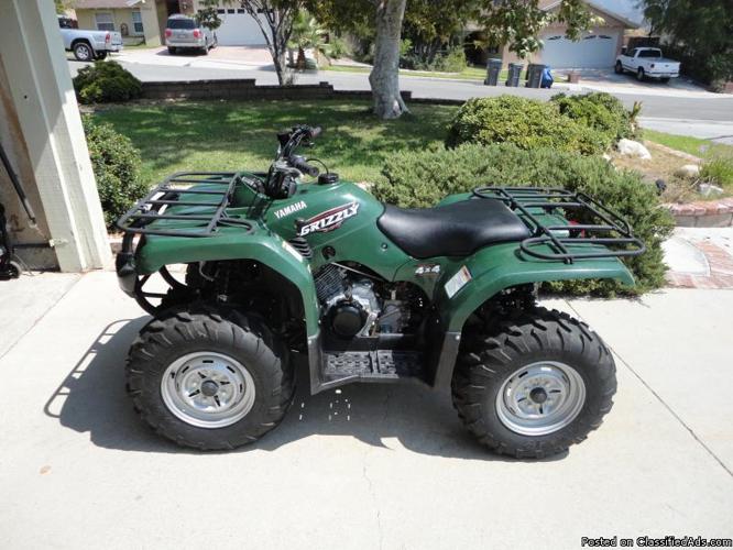 2008 Yamaha Grizzly 4X4 ATV - Price: $3200 obo