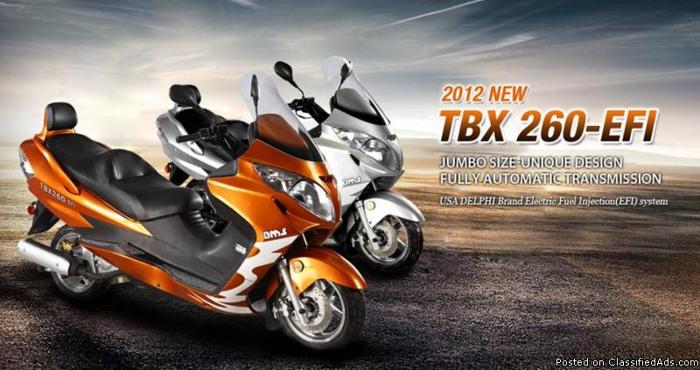 260cc TBX Scooter 70MPG 80-90 MPH 77.00 Month O.A.C - Price: 2799