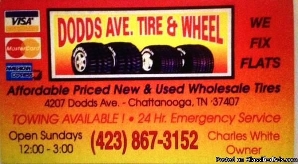 33 1050 10.50 15 NEW (4) TIRE SET (INSTALLED) $725.00 WHY PAY MORE?