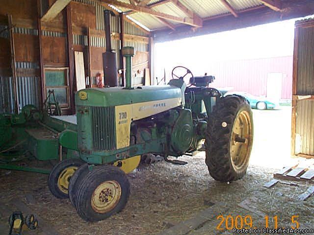 730 John Deere Tractor - Price: $5500