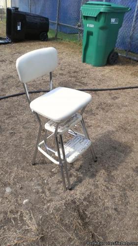 antique stepstool chair - Price: $80.00