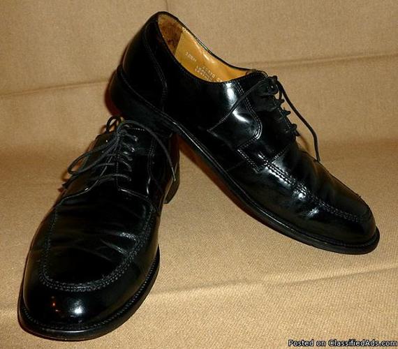 Bostonian Mens Black Leather Shoes Sz 10 1/2M - Price: 30.00