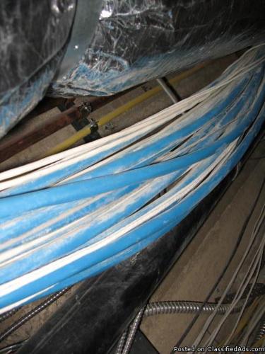 CAT5e, CAT6, Coaxial, Auido and Video commercial and residential wiring and system installation services