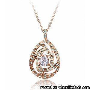 Crystal full diamond necklace