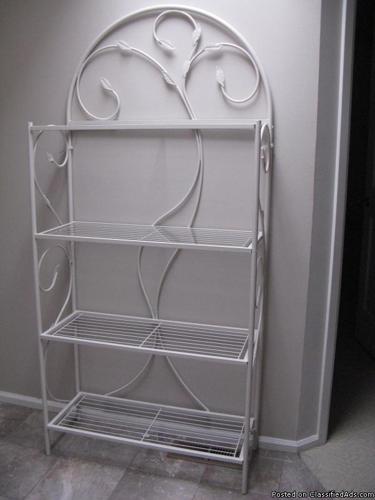 Decorative metal and glass shelves (VERY NICE) - Price: $75