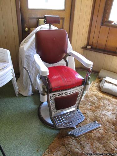 Emil J. Paidar Antique 1920's Porcelain Barber Chair - Price: $2000.00
