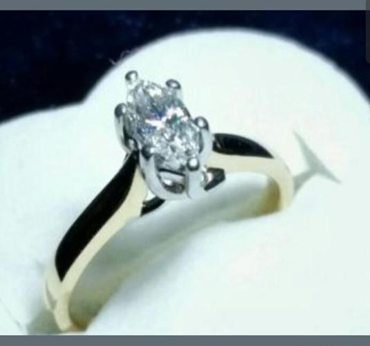 ENGAGEMENT DIAMOND RING, AND MATCHING HIS/HERS DIAMOND WEDDING BANDS All 3 for $5,000.00 !!