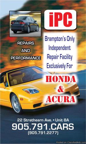 Exclusively Honda and Acura repairs......Brampton