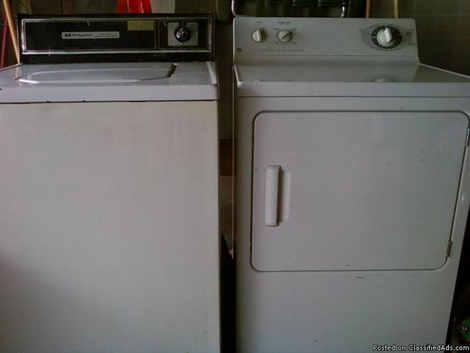 GE Dryer and HOT POINT Washer - Price: $150