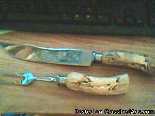 german stainless steel collectors knife n fork set - Price: 100.00