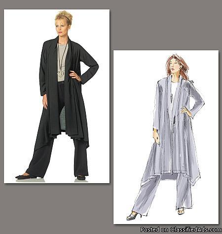Issey Miyake Sewing Pattern Mod Jacket Shawl Collar Pants Vogue Designer - Price: 24.99