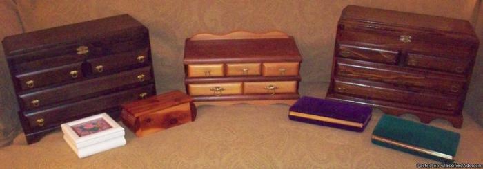 Just Reduced: Beautiful Jewelry Boxes-Various Sizes & Styles