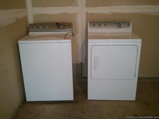 LIKE NEW GE APPLIANCE WASHER AND DRYER - Price: 900.00 or OBO