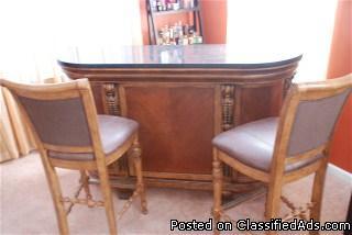 MARBLE TOP, LION FOOT BAR - Price: $1800.00