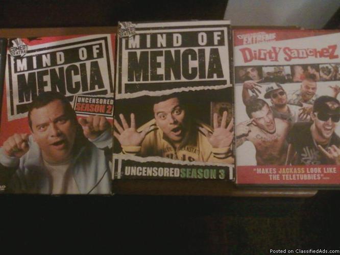 Mind of Mencia season 2/3 uncensored and Dirty Sanchez - Price: 5-30