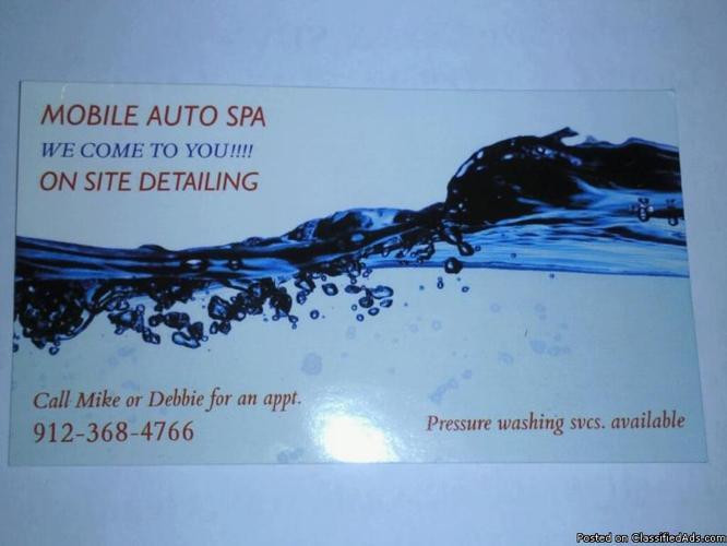 Mobile Auto Spa Car cleaning and detailing