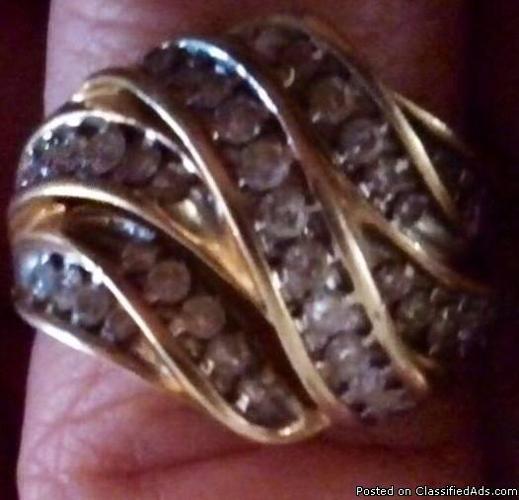 NEED to SELL... 2(Size 7) 14K Gold & Diamonds/ & Sapphire Rings