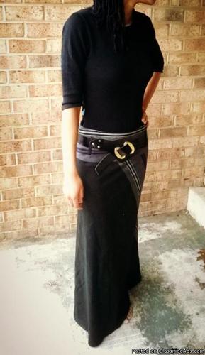 Ni&Ci Women's Long Fashion Jean Skirt