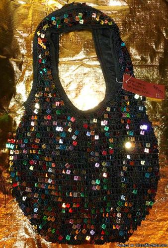 Nicole Lee Multi-Colored Sequined Handbag - Price: 25.00