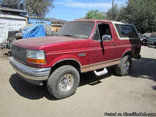 Parting Out: 1994 Ford Bronco