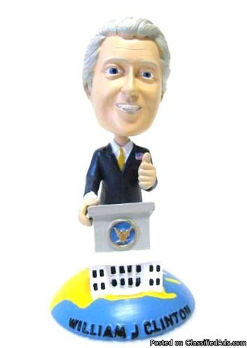 Presidential Bobble Head William Bill Clinton Collectible - Price: 19.99