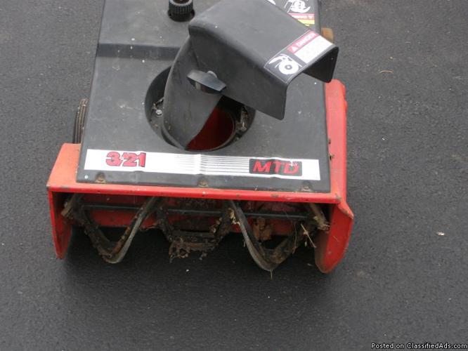Snow blower never used two cycling Snow blower never used two cycling - Price: 75.00
