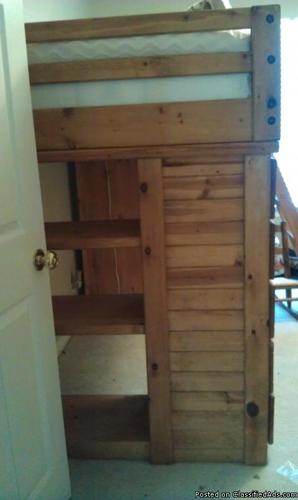Solid wood bunk bed combo - Price: $500