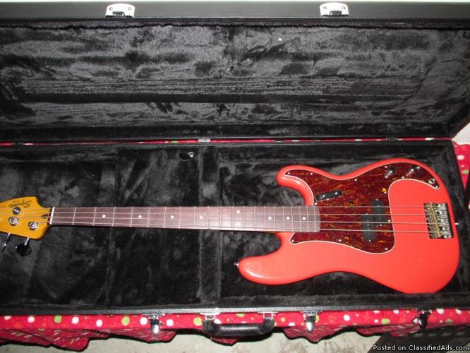 SQUIER BY FENDER CLASSIC VIBE PRECUSION BASS 60'S,FIESTA RED