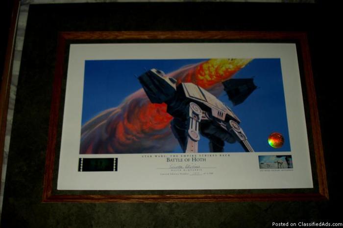 STAR WARS SIGNED LITHOGRAPHS - Price: $75