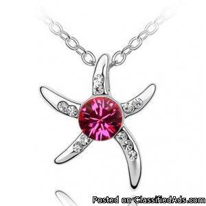 Starfish Love Crystal necklace