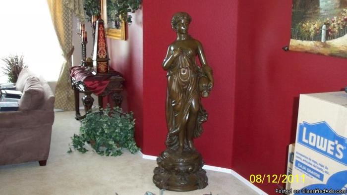 STATUE Grecian Bronze Lady - Price: $2,000