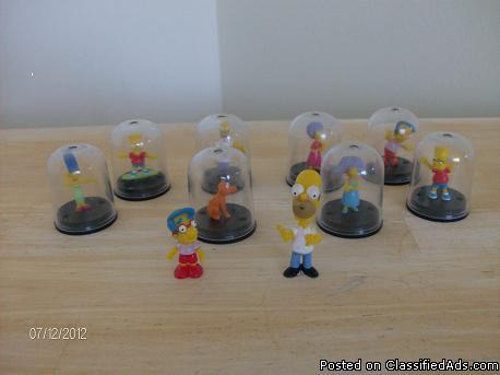 The Simpsons mini figurines - Price: 10