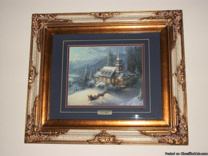 Thomas Kinkade Art Work - Price: $300.00 & up