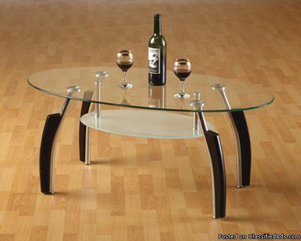 Valanee Oval Glasstop Coffee Table @ mod.GSI - Price: 149.99