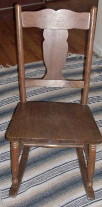 Vintage Child's Rocking Chair - Price: $25
