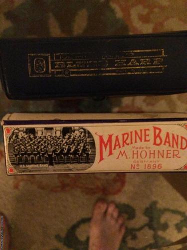 vintage harmonica