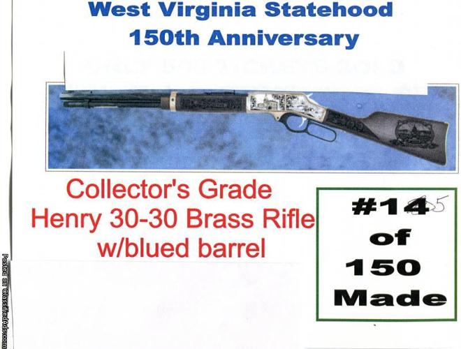 West Virginia Statehood 150th Anniversary Collector’s grade Henry 30-30