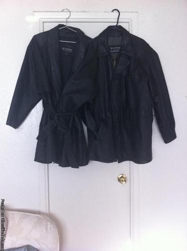 Wilson Leather coats/Black
