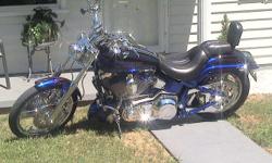 CANDY APPLE BLUE 16K MILES KEYLESS REMOTE SCURITY SYSTEM THIS BIKE HAS ALL THE PAPERS THAT CAME WITH IT NEW ONLY FEW MADE TOO MUCH TO LIST PLEASE CALL FOR MORE INFO 5616883462 MAKES IT EASYER FOR ME TO TELL ABOUT IT SOLD NEW FOR OVER 29K 17900 OBO