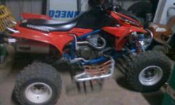 (low hrs) &nbsp; &nbsp; head shaved, racing piston, hot cam, cob jetted, sprocket, and three sets of tires and wheels.