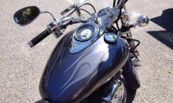 33,000 miles, ghost flames. Windshield and saddle bags come with this&nbsp;Nice bike. Priced to sell.