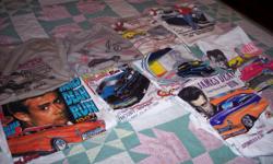 10 James Dean Tee Shirts (2-1984, 1-1985 worn), 1988, 89, 97, 98, 99, 2000, 2001 NEW, all for $100.00