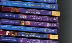 WE HAVE 110 HARLEQUIN LOVE/ACTION BOOKS -- ALL ARE IN VERY GOOD/GOOD SHAPE -- NO DUPLICATES - RETAIL ON THESE IS $4.99 EACH - OUR 110 BOOKS ARE YOU'RES FOR 38.00
WILL SELL LESSER NUMBER AT SLIGHTLY HIGHER PRICE -- INFO AT A REASONABLE TIME - WE ARE
