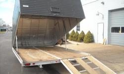 All Alum, R & R TRailer~ 102" X 12 Ft Long
Full Alum Cap~ Covered!
Year : 2001
Only 800 miles on the unit.
Drive On / Drive Off
HD 6 Ft Long X 52" Wide Alum Ramp
HD Gas Struts for EZ Lifting of cap!
Front USA Jack with Wheel
10" Tires & Rims
ALL 18 Lights