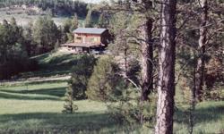 This truly unique mountain property offers 130 acres of prime mountain land, located on a sandstone bluff, overlooking the scenic Belle Fourche River. There are acres of lush green pastures, timbered hills, steep draws, mature stands of Ponderosa Pine,